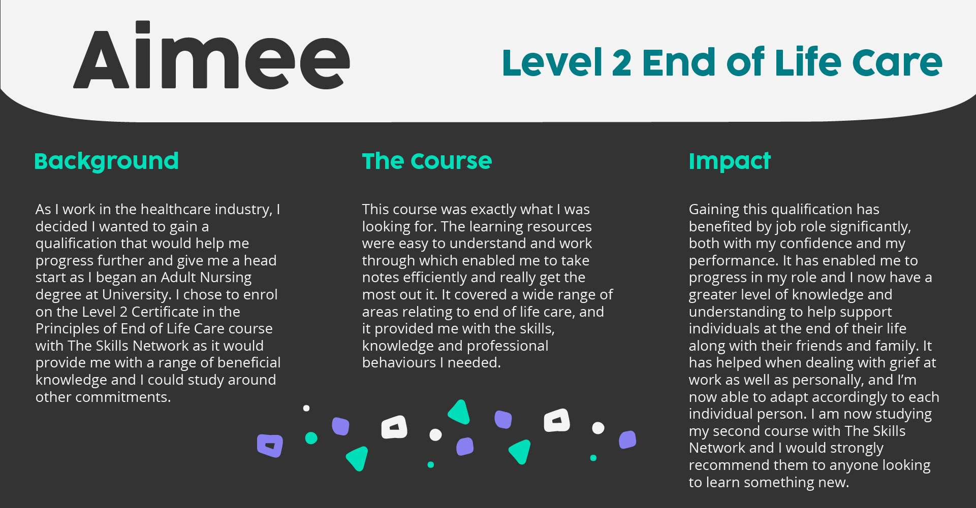 Free Level 2 online course in End of Life Care
