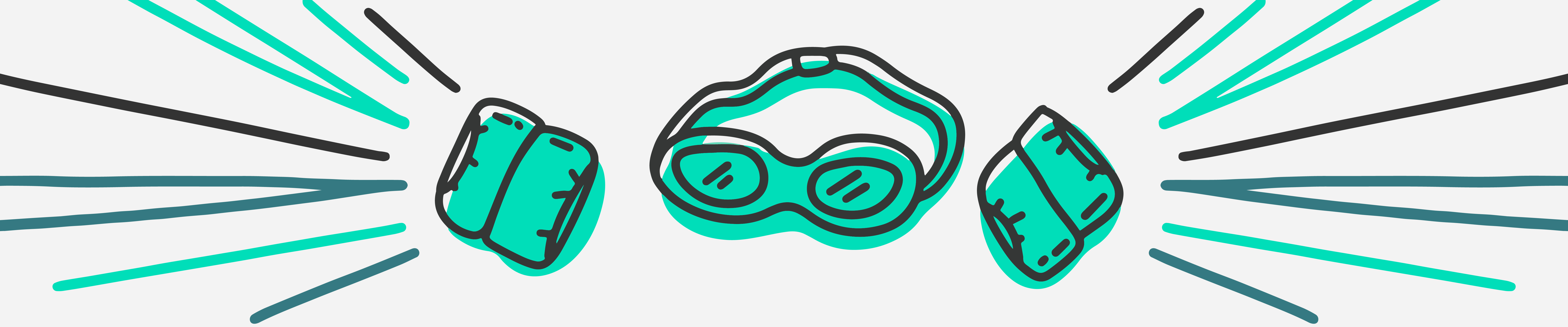 swimming goggles and children's inflatable armbands